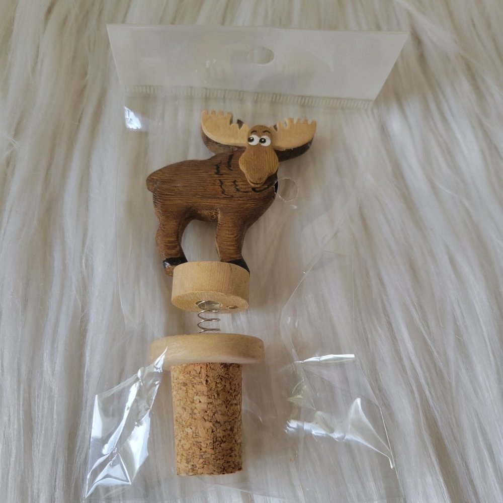 “Sweden” Moose Wine Stopper